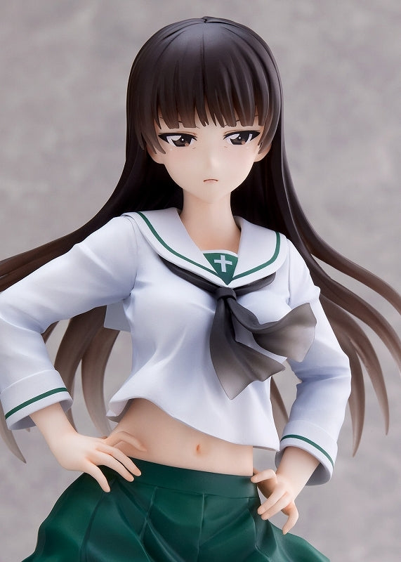 (Bishojo Figure) Girls und Panzer Senshadou Daisakusen! Shiho Nishizumi Oarai Girls High 1/7 Complete Figure