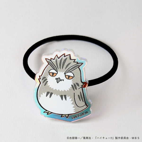 (Goods - Hair Tie) Haikyu!! Iridescent Rubber Hair Tie Bokuto Owl