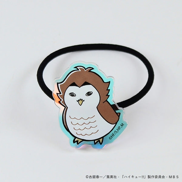 (Goods - Hair Tie) Haikyu!! Iridescent Rubber Hair Tie Akaashi Owl