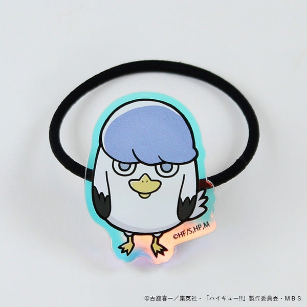 (Goods - Hair Tie) Haikyu!! Iridescent Rubber Hair Tie Hirugami Seagull