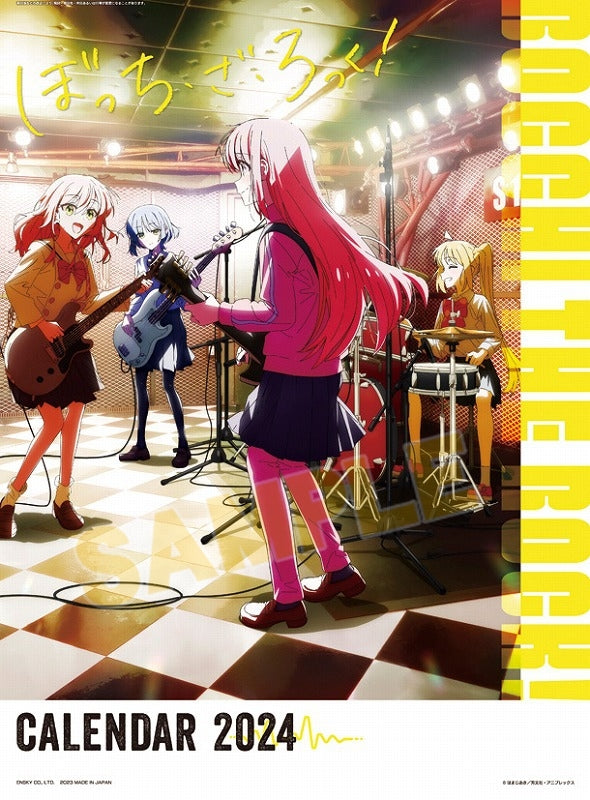 (Goods - Calendar) Bocchi The Rock! 2024 Wall Calendar CL-052