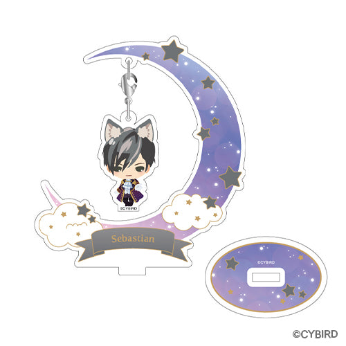 (Goods) Yurayura Dangling Acrylic Stand Crescent Moon Ver. Sebastian (Ikemen Vampire) Animate International