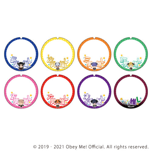 (1BOX=8)(Goods - Cover) 60mm Deco Key Chain Cover Obey Me! 01 / Complete BOX (8 Types Total)(Art)