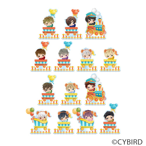 [※Blind Box](Goods) Trading Wakuwaku Train Acrylic Stand (Ikemen Sengoku) Animate International