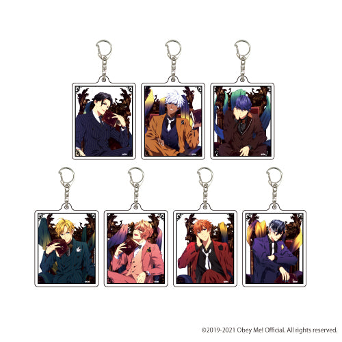 [※Blind Box](Goods - Key Chain) Obey Me! Acrylic Key Chain 02 Featuring Exclusive Art (Random; 7 types in total) Animate International