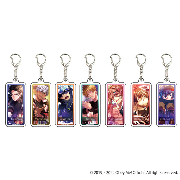 (1BOX=7)(Goods - Key Chain) Acrylic Key Chain Obey Me! 04 / Complete BOX (7 Types Total)
