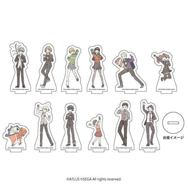 (Goods - Stand Pop) Persona 4 Golden Petit Acrylic Stand (Blind) (12 Types Total) (GraffArt) Animate International