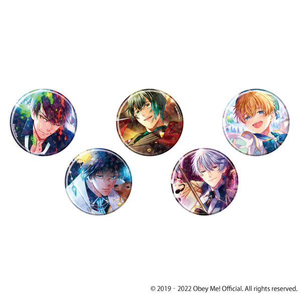 (1BOX=5)(Goods - Badge) Holographic Button Badge (65mm) Obey Me! 04 / Complete BOX (5 Types Total)
