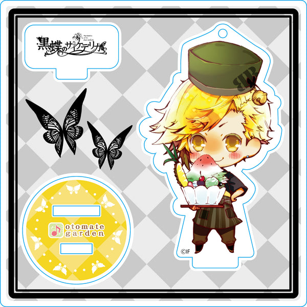 (Goods - Stand Pop) Otomate Garden Chibi Character Acrylic Stand 2017_54 Psychedelica of the Black Butterfly Karasuba Animate International