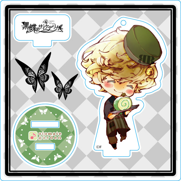 (Goods - Stand Pop) Otomate Garden Chibi Character Acrylic Stand 2017_55 Psychedelica of the Black Butterfly Kagiha Animate International
