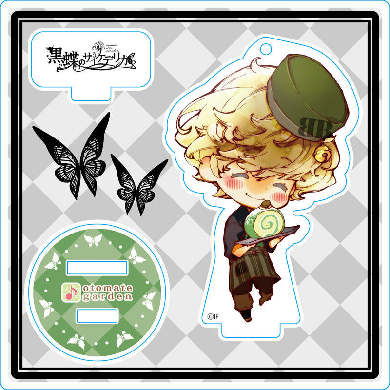 (Goods - Stand Pop) Otomate Garden Chibi Character Acrylic Stand 2017_55 Psychedelica of the Black Butterfly Kagiha Animate International