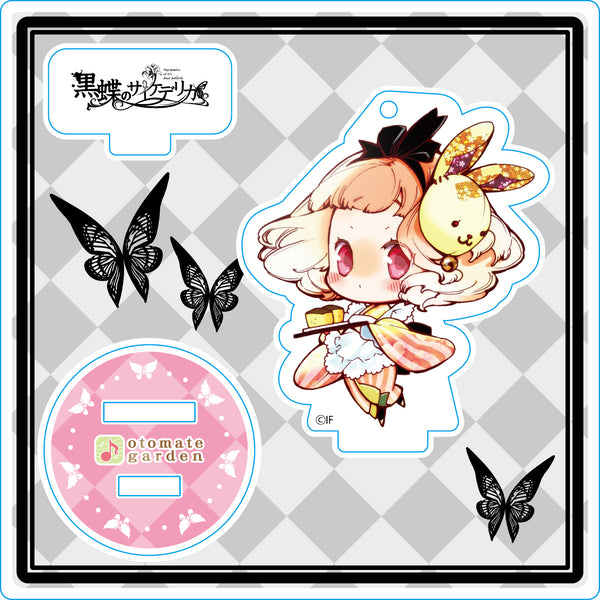 (Goods - Stand Pop) Otomate Garden Chibi Character Acrylic Stand 2017_57 Psychedelica of the Black Butterfly Usagi Animate International