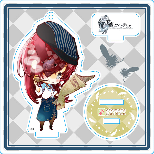 (Goods - Stand Pop) Otomate Garden Chibi Character Acrylic Stand 2017_59 Psychedelica of the Ashen Hawk Tower Overlord Animate International