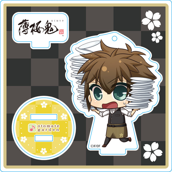 (Goods - Stand Pop) Otomate Garden Chibi Character Acrylic Stand 2017_89 Hakuoki Shinkai Toudou Heisuke Animate International