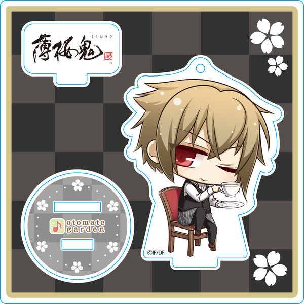 (Goods - Stand Pop) Otomate Garden Chibi Character Acrylic Stand 2017_91 Hakuoki Shinkai Kazama Chikage Animate International