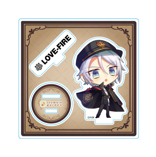 (Goods - Acrylic Stand) Otomate Garden Chibi Character Acrylic Stand - LOVE FIRE!! from OTOMATE TRIBE Dante (Piofiore no Bansho) Animate International