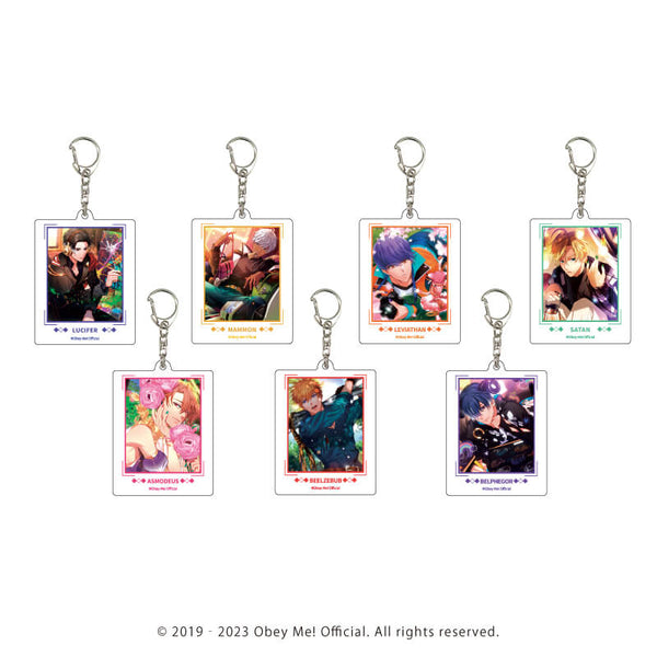 (1BOX=7)(Goods - Key Chain) Acrylic Key Chain Obey Me! 08 / Complete BOX (7 Types Total)(Official Art)