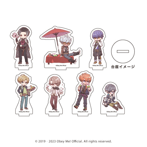 (1BOX=7)(Goods - Stand Pop) Acrylic Mini Stand Obey Me! 04 / Complete BOX (7 Types Total)(Retro Art)