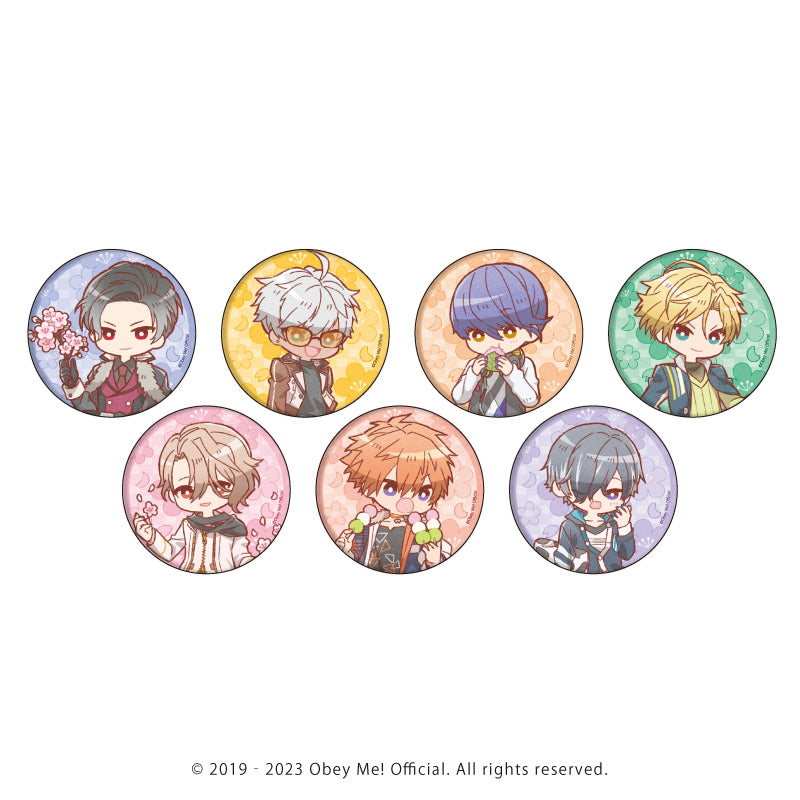 (1BOX=7)(Goods - Badge) Button Badge Obey Me! 07 / Complete BOX (7 Types Total)(Retro Art)