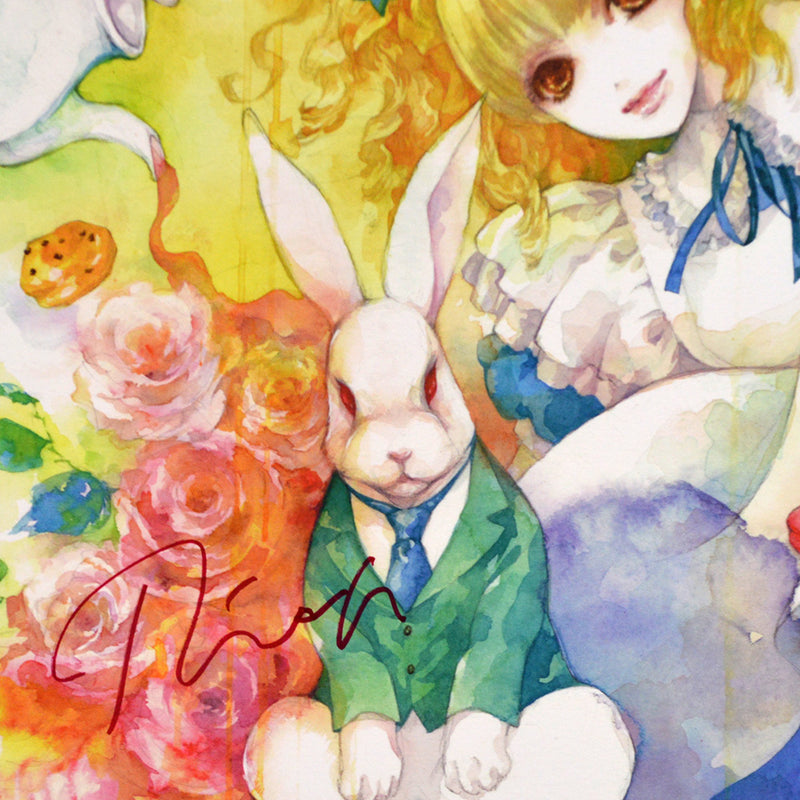 (Goods - High Resolution Print) Art collection Rio Ayasaka Alice's Adventures in Wonderland (Signed by the Artist) Animate International