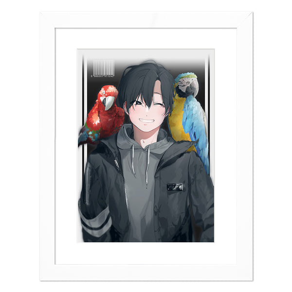 (Goods - High Resolution Print) Boys Gallery Kanta Chara-fine Parrot A5 Size Animate International