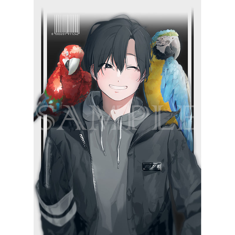 (Goods - High Resolution Print) Boys Gallery Kanta Chara-fine Parrot A5 Size Animate International