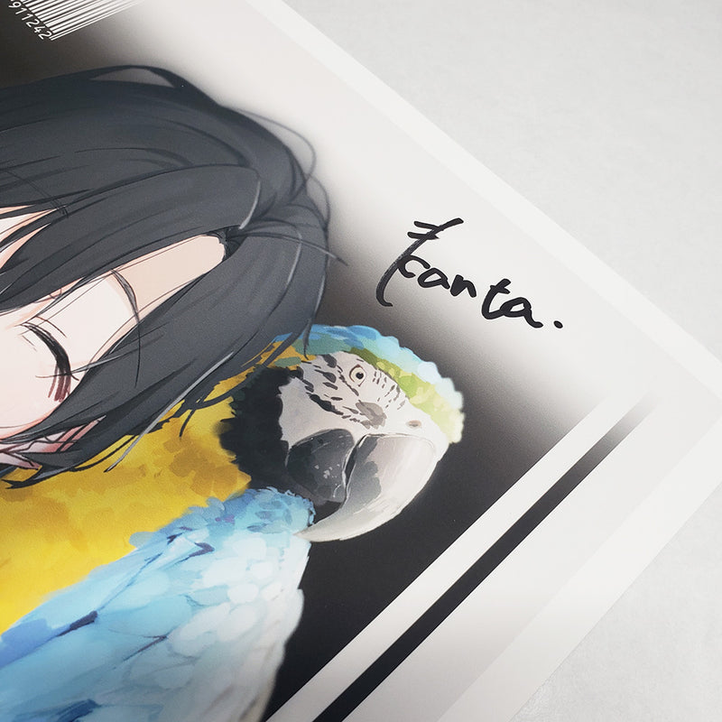 (Goods - High Resolution Print) Boys Gallery Kanta Chara-fine Parrot A4 Size (Signed by the Artist) Animate International