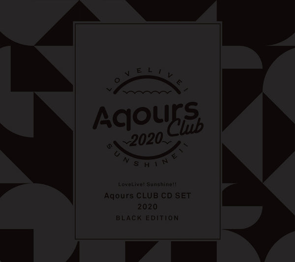 (Maxi Single) Love Live! Sunshine!! Aqours CLUB CD SET 2020 BLACK EDITION [First Run Limited Edition] Animate International