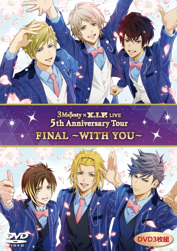 (DVD) 3 Majesty & X.I.P. LIVE -5th Anniversary Tour FINAL-~WITH YOU~ [Regular Edition] Animate International