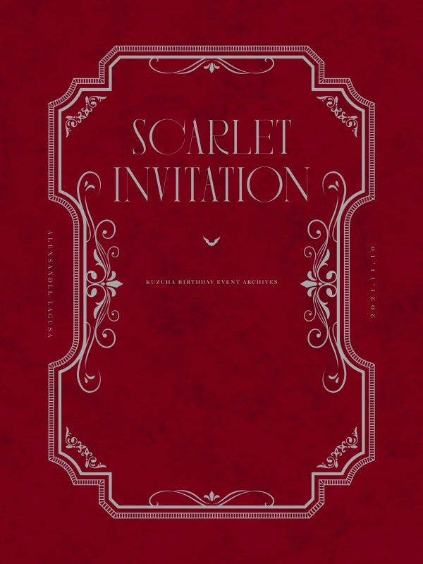 [t] (Blu-ray) Kuzuha Birthday Event Scarlet Invitation [First Run Limited Edition]{Bonus:Acrylic Stand}