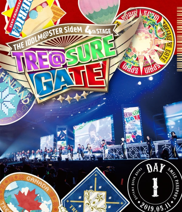 (Blu-ray) THE IDOLM@STER SideM 4th STAGE ~TRE@SURE GATE~ LIVE Blu-ray SMILE PASSPORT DAY 1 [Regular Edition] Animate International