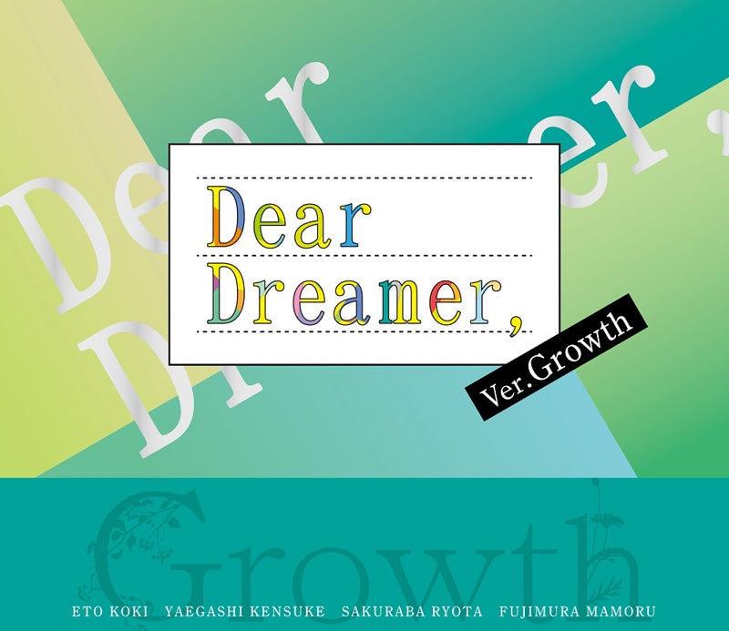 (Character Song) TSUKIPRO THE ANIMATION TV Series: Dear Dreamer, by Growth Animate International
