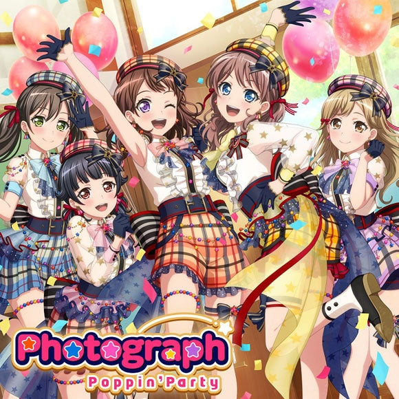(Character Song) BanG Dream! - Poppin'Party Photograph [w/ Blu-ray, Production Run Limited Edition]