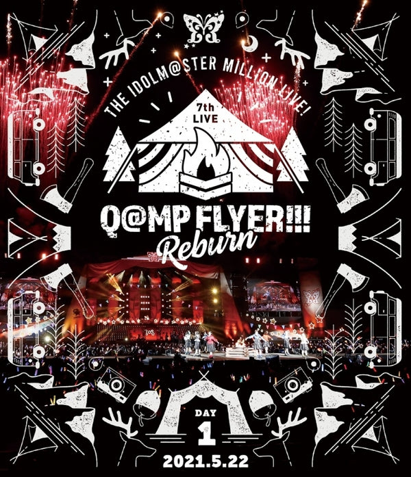 (Blu-ray) THE IDOLM@STER MILLION LIVE! 7th LIVE Q@MP FLYER!!! Reburn LIVE Blu-ray DAY 1 [Regular Edition] Animate International