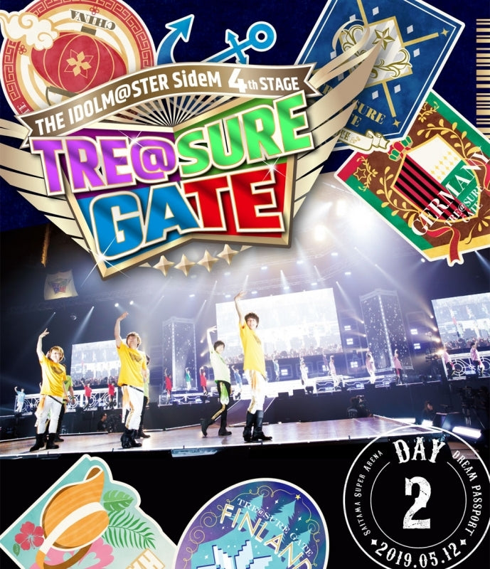 (Blu-ray) THE IDOLM@STER SideM 4th STAGE ~TRE@SURE GATE~ LIVE Blu-ray DREAM PASSPORT DAY 2 [Regular Edition] Animate International