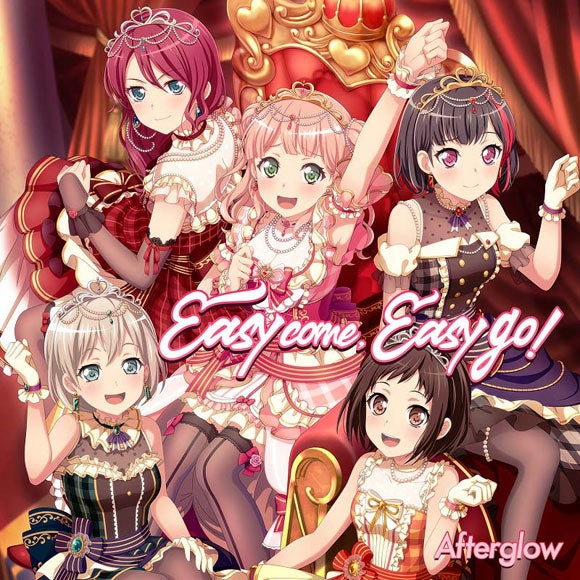 (Character Song) BanG Dream! - Easy come, Easy go! by Afterglow [w/ Blu-ray, Production Run Limited Edition] Animate International