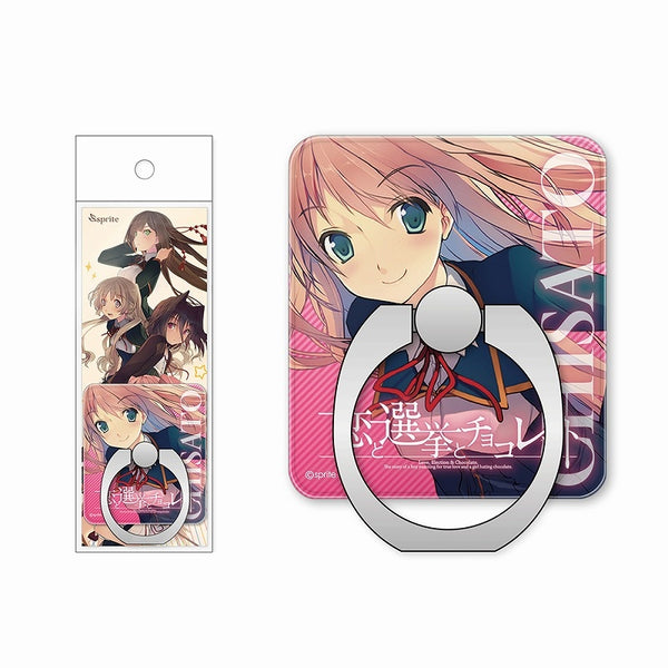 (Goods - Smartphone Accessory) Love, Election and Chocolate Chisato Sumiyoshi Smartphone Ring Animate International