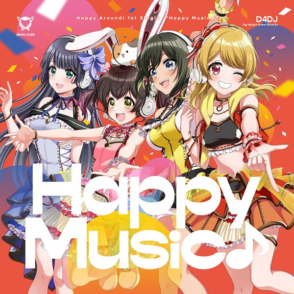(Character Song) D4DJ Happy Around! Happy Music♪ [Regular Edition]