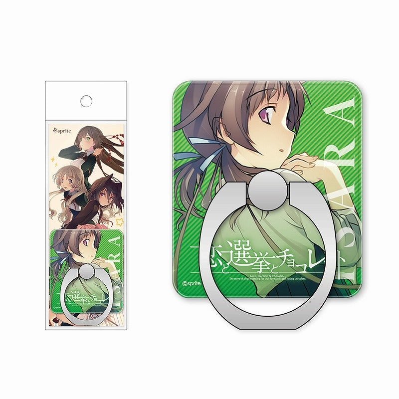 (Goods - Smartphone Accessory) Love, Election and Chocolate Isara Aomi Smartphone Ring Animate International