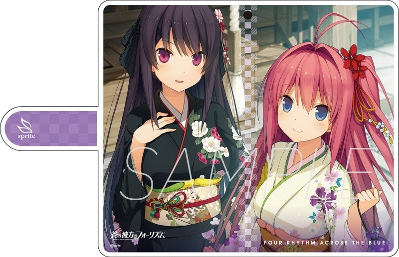 (Goods - Cell Phone Accessory) Aokana: Four Rhythm Across the Blue Asuka & Misaki: Kimono Ver. Smartphone Cover (M Size) Animate International