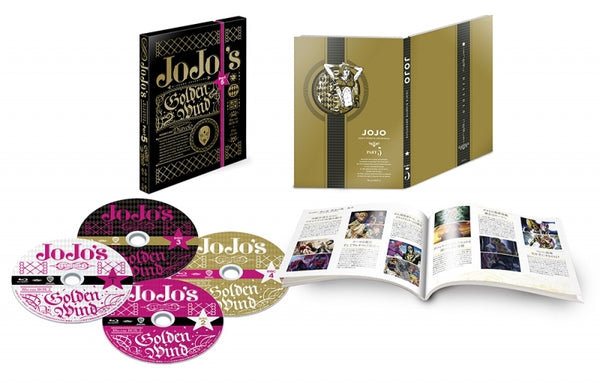 JoJos Bizarre Adventure Golden Wind Set 2 Limited Edition Blu-ray