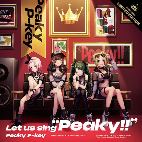 (Character Song) D4DJ: Let us sing ”Peaky!!” by Peaky P-key [w/ Blu-ray, Production Run Limited Edition] Animate International