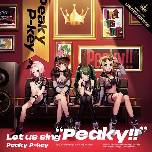 (Character Song) D4DJ: Let us sing ”Peaky!!” by Peaky P-key [w/ Blu-ray, Production Run Limited Edition] Animate International