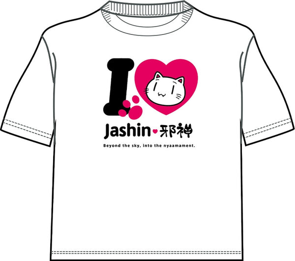 (Goods - T-shirt) Aokana: Four Rhythm Across the Blue I LOVE Jashin-chan T-shirt Remake Ver. Animate International