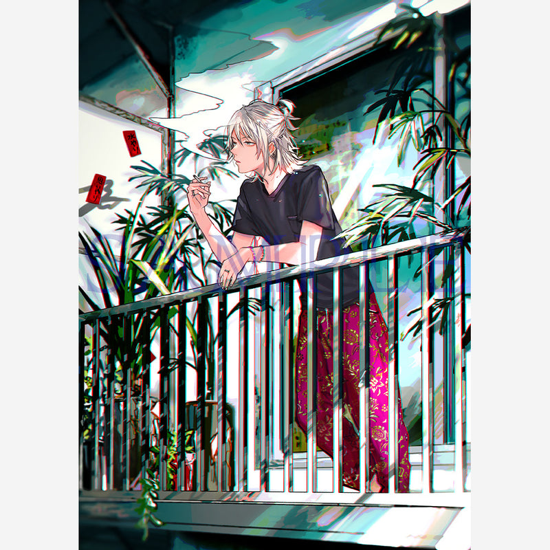 (Goods - High Resolution Print) Boys Gallery Uriurita Chara-fine Veranda de Ippuku A5 Size Animate International