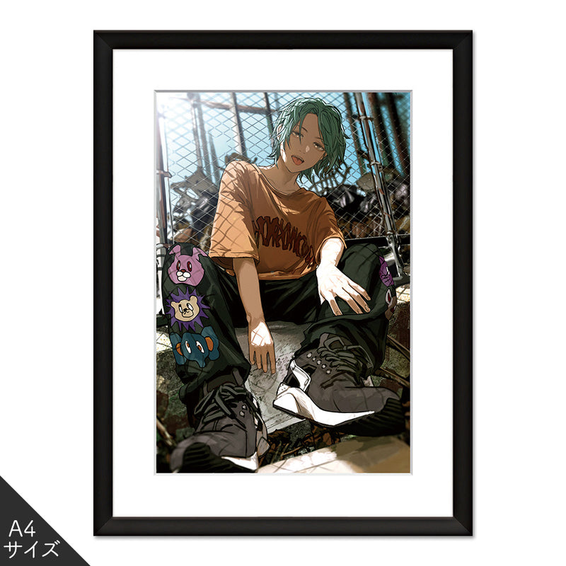 (Goods - High Resolution Print) Boys Gallery Uriurita Chara-fine Gomi Suteba A4 Size (Signed by the Artist) Animate International